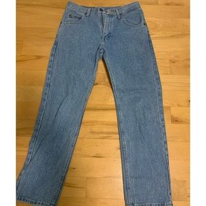Wrangler lights blue jeans